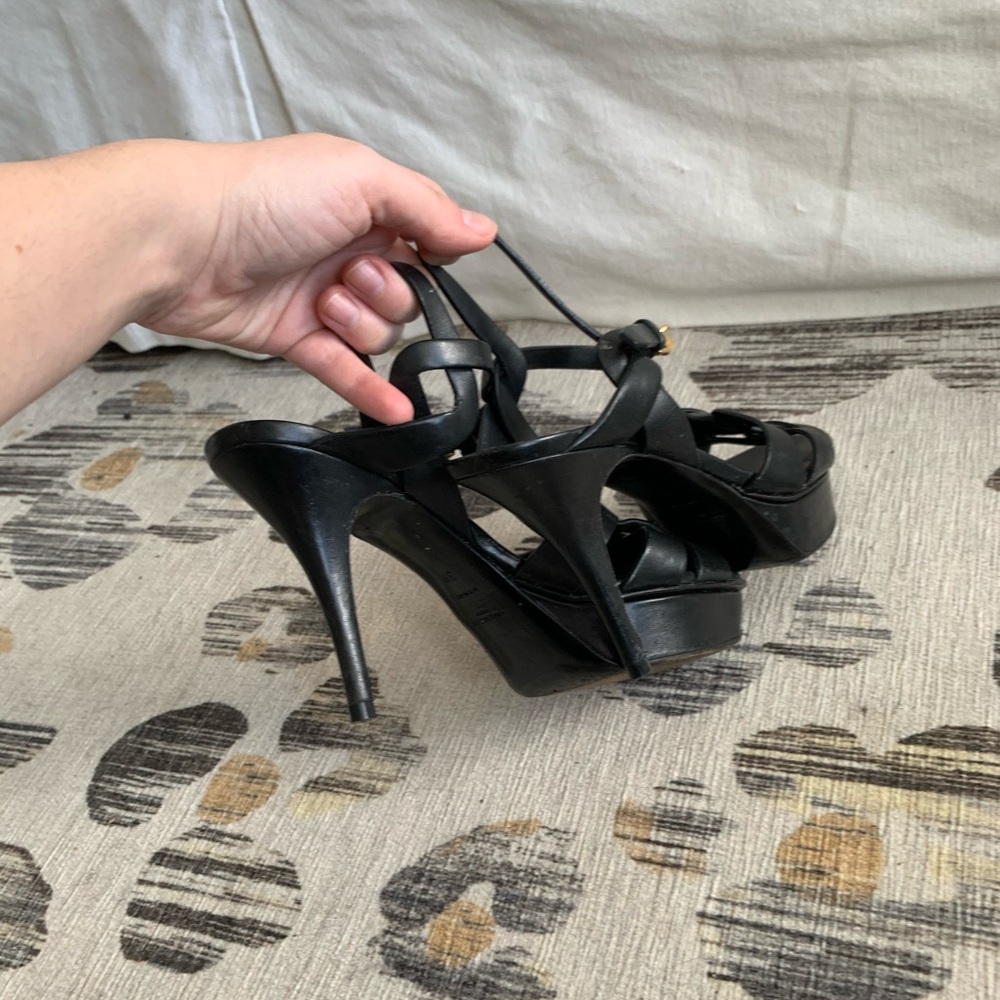 Saint Laurent Paris tribute 75mm heels black 39 - Picture 8 of 11